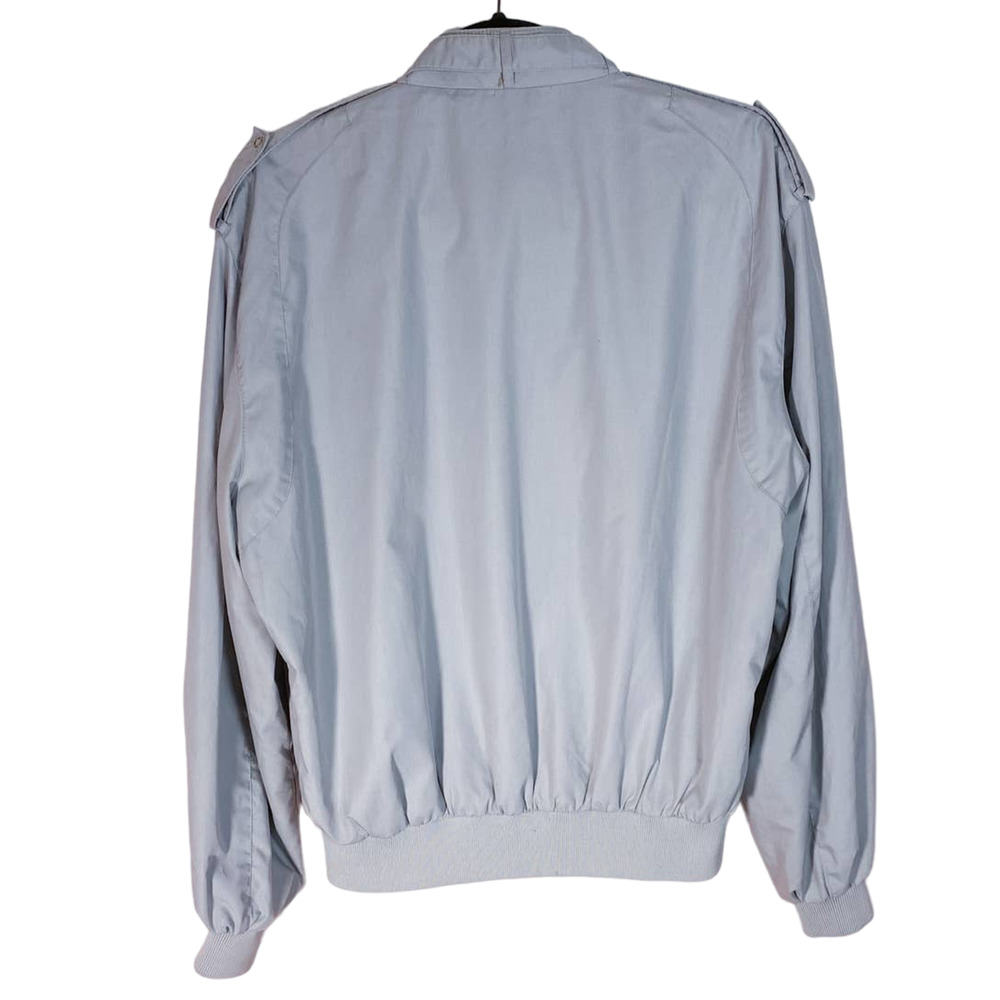 Members Only Vintage Gray Racer Jacket - Picture 6 of 9